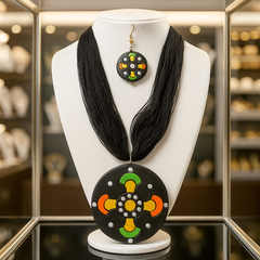 Handcrafted Tribal Necklace & Earring Set